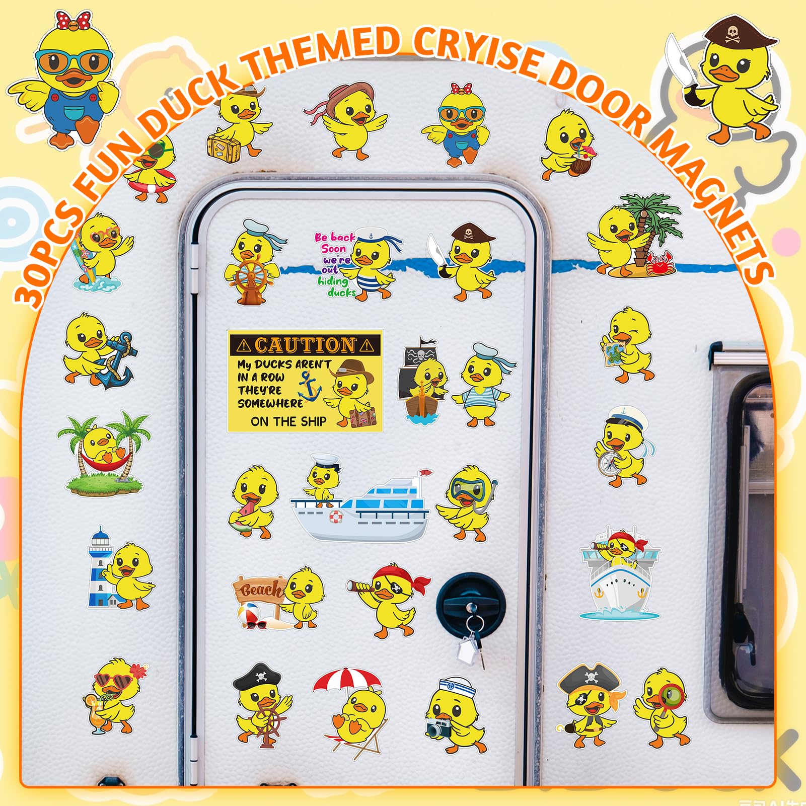 Ovveroche pato oceano-crucero, uso versátil en puertas, neveras y coches