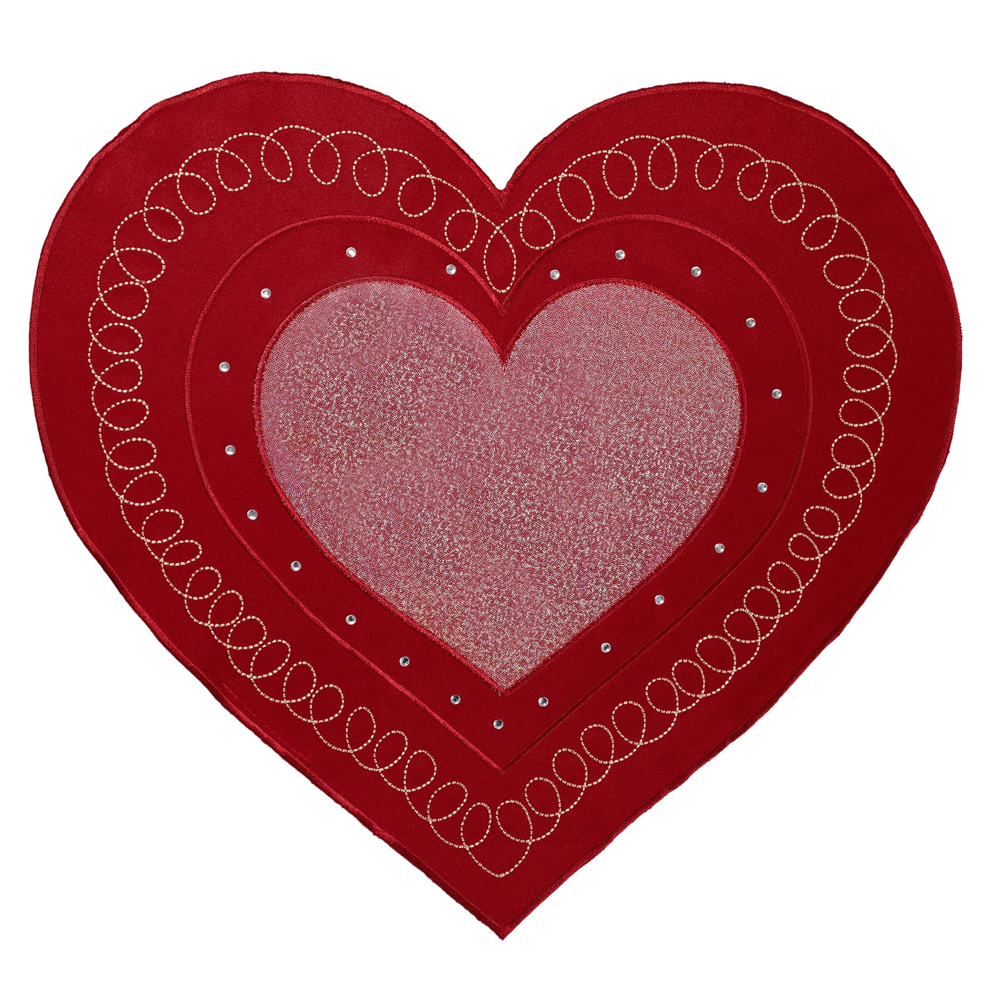 OWENIE salvamanteles diseño amoroso, perfecto para San Valentín y ocasiones especiales.