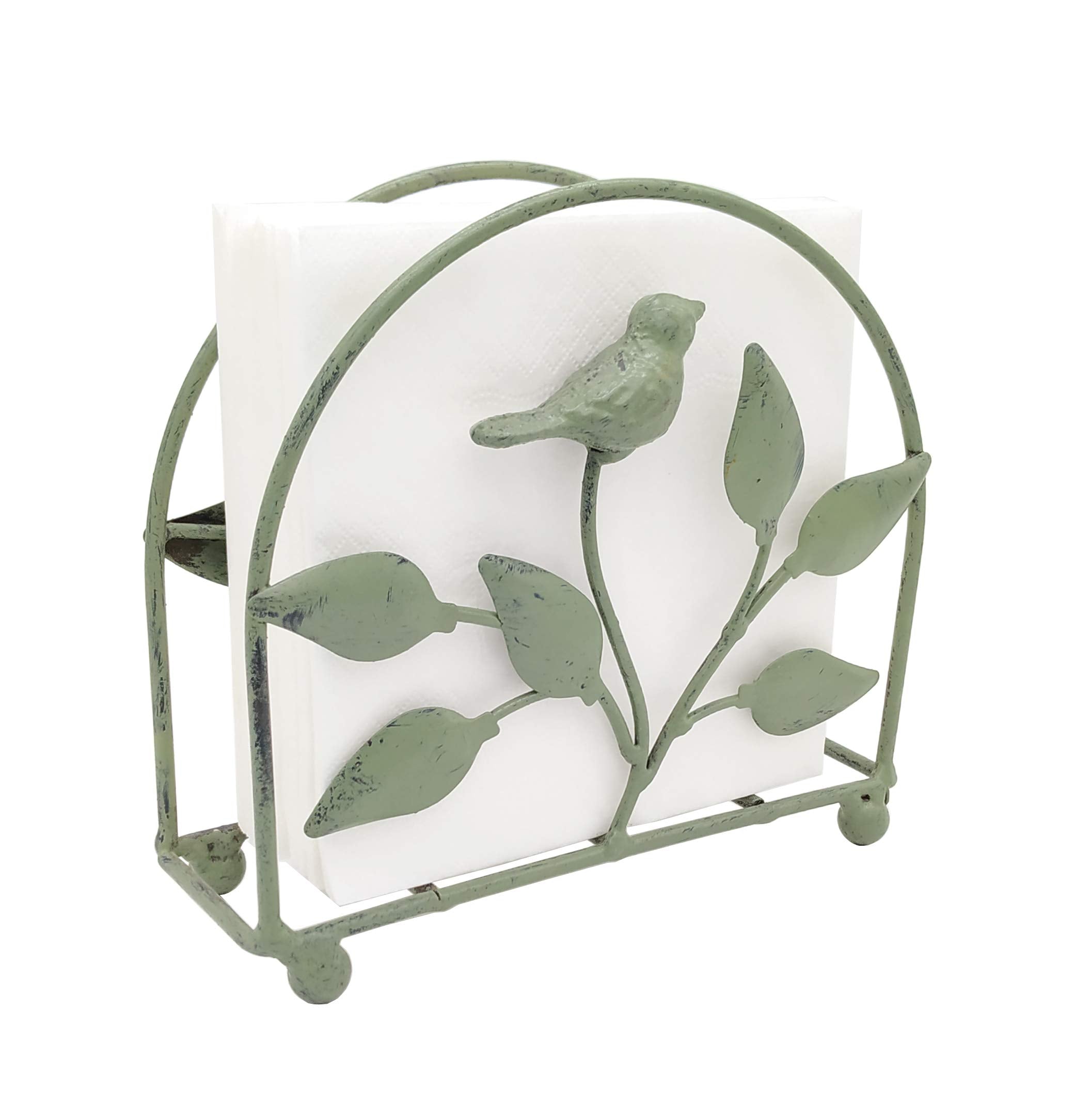 Owlgift diseño clásico en hierro para porta-servilletas, elegante en cualquier mesa.