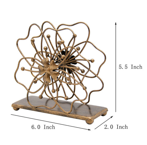 Owlgift porta-servilletas bronce para picnic al aire libre.