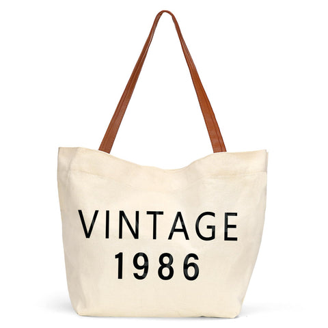 Bolso canvas vintage 1986 de OWSUMER, perfecto para uso diario.