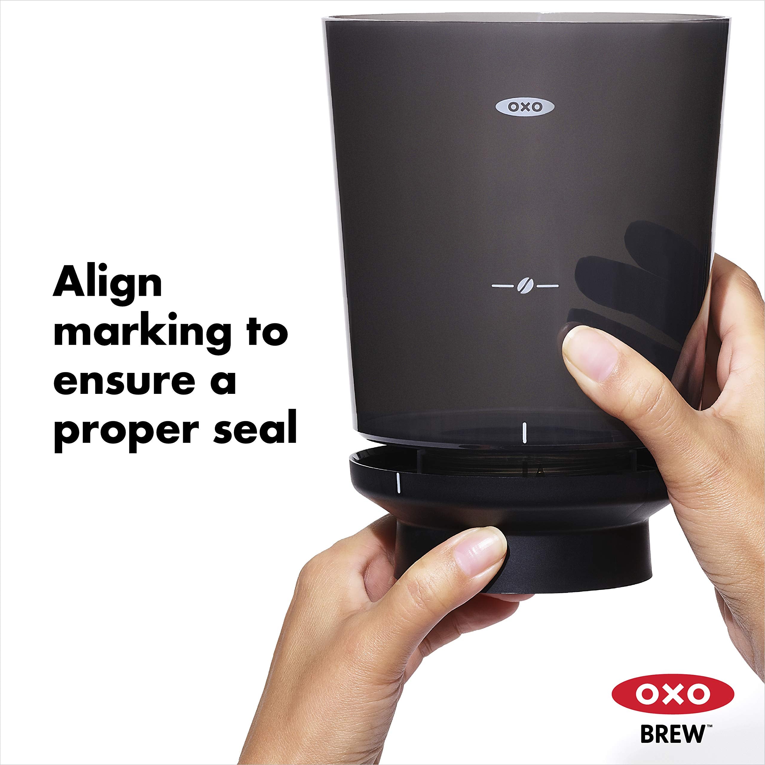 OXO Brew Compacto Tapa protectora durante la preparación