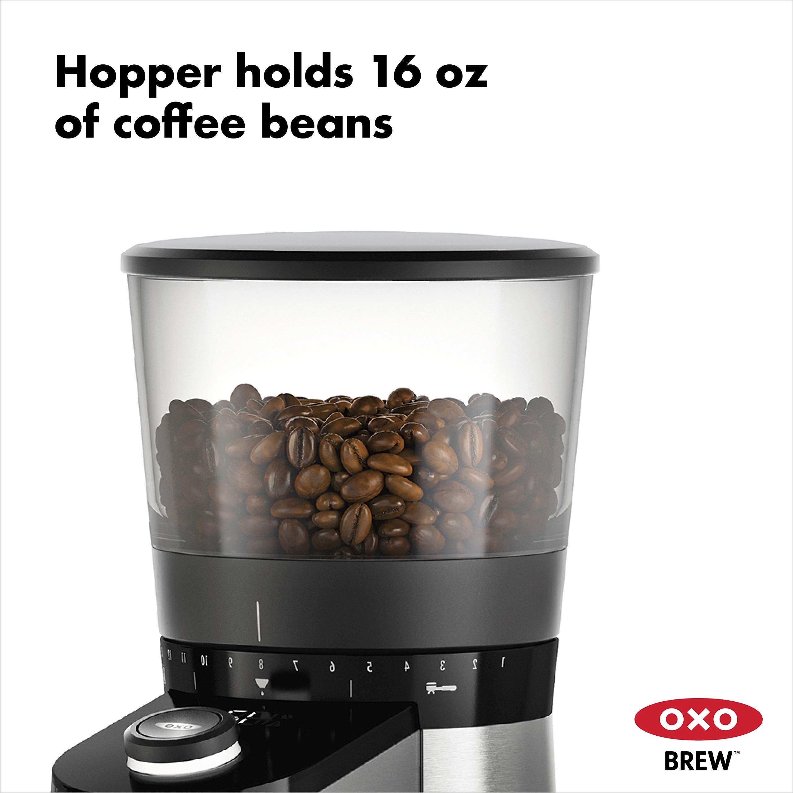 OXO Brew: escala digital integrada para pesar granos con precisión