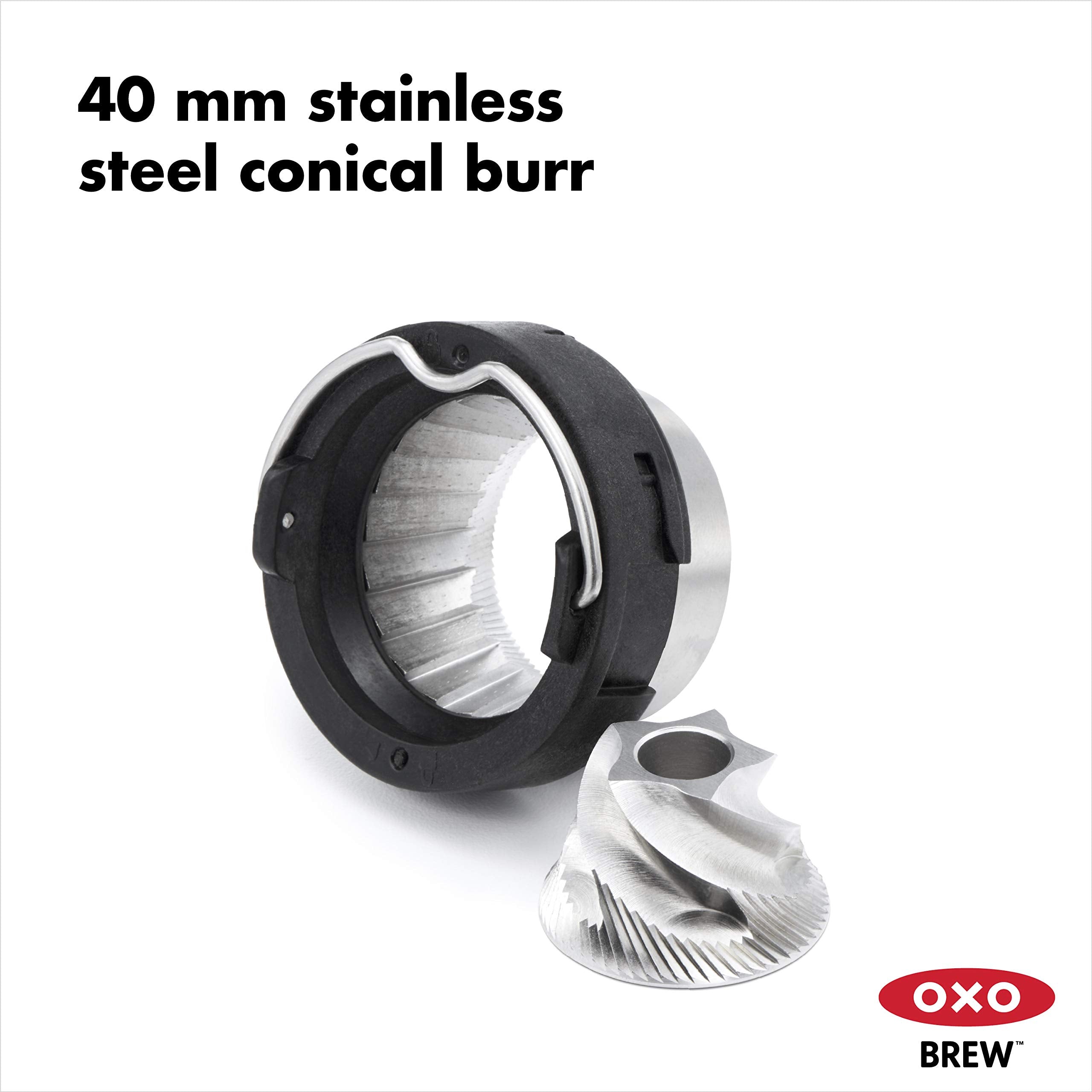 OXO Brew: dial único para modos tazas, gramos y manual
