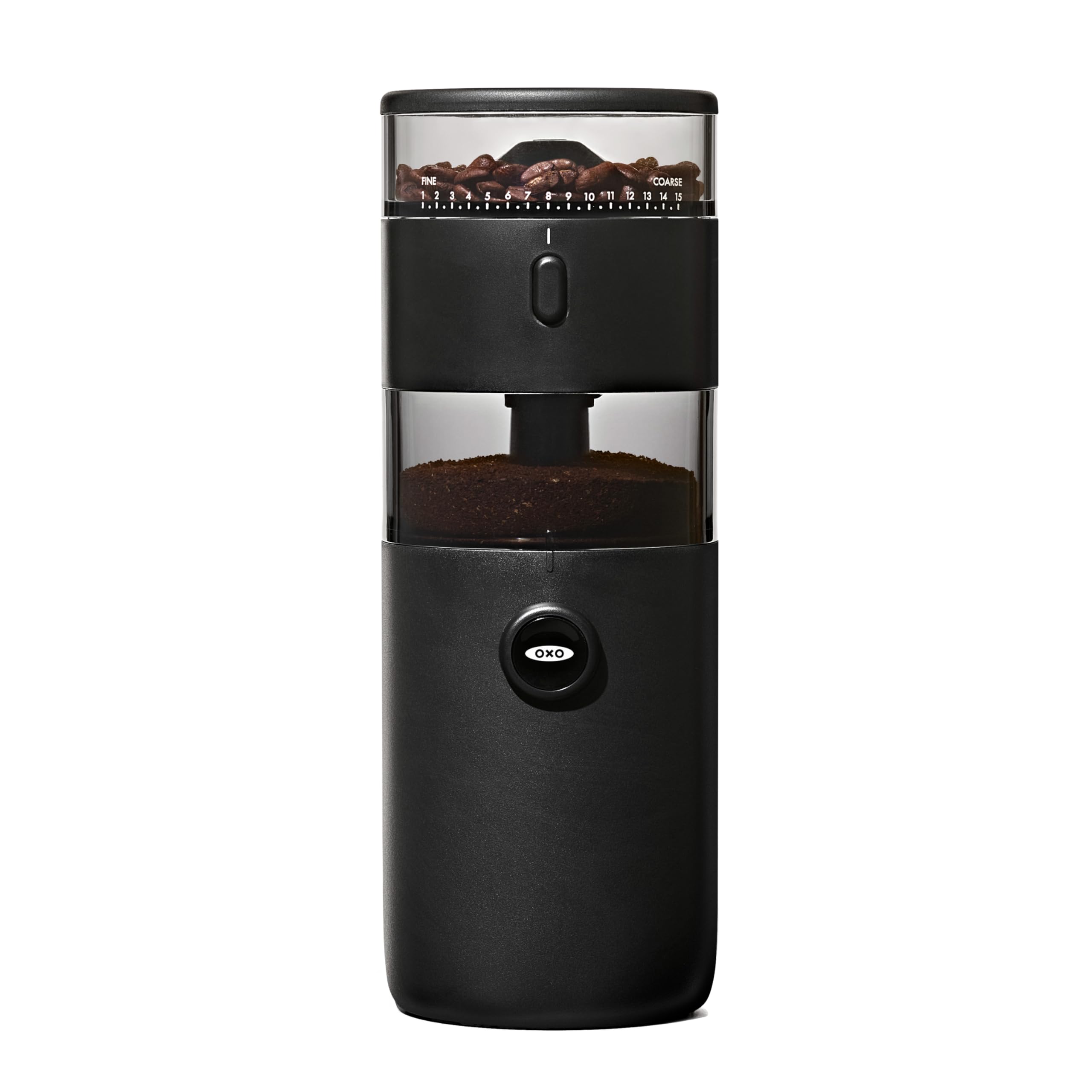 OXO Brew: molino compacto con muelas cónicas para un café más uniforme.