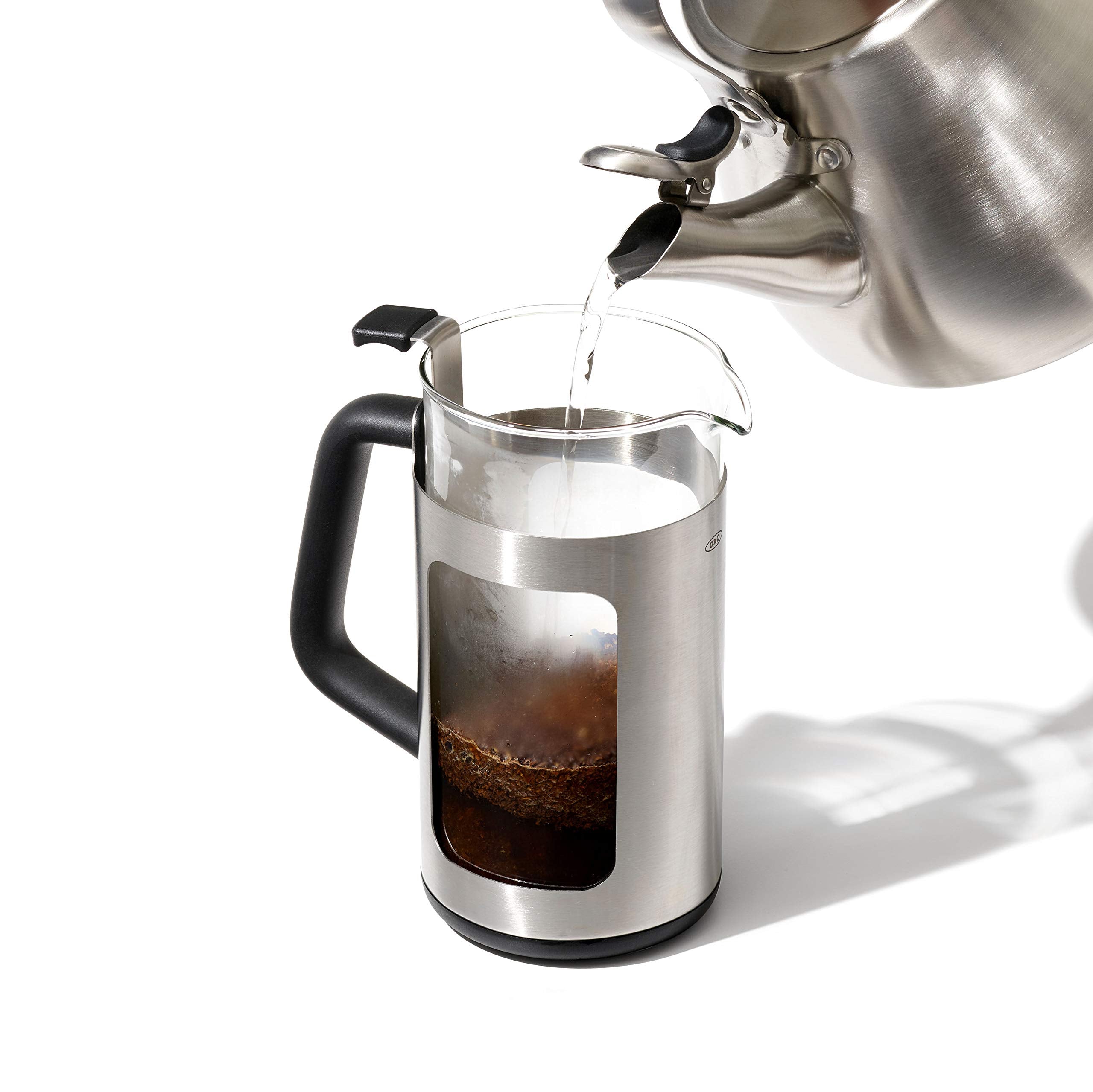 OXO Brew Prensa Francesa capacidad 32oz para varias tazas.