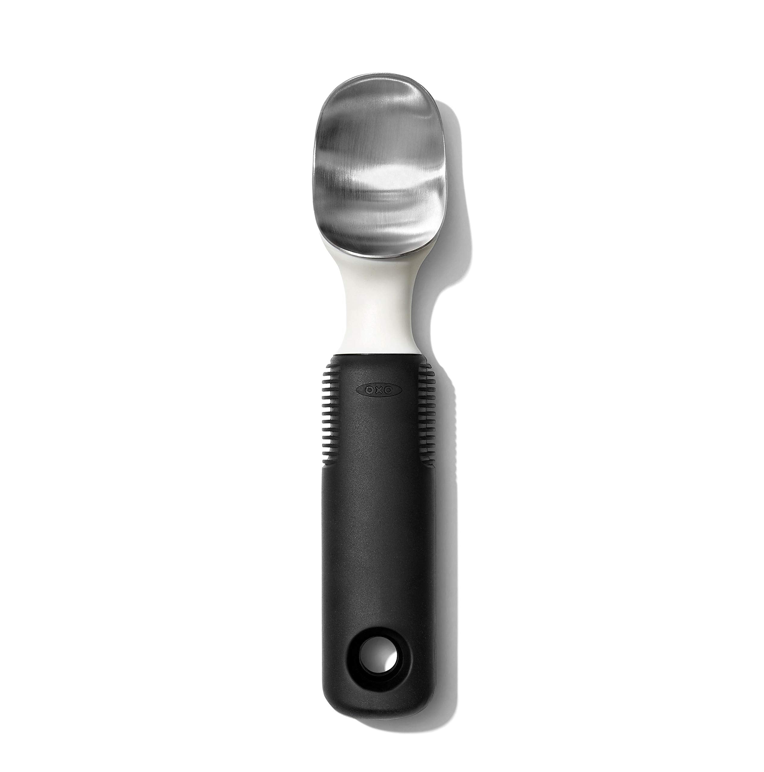 Cucharilla OXO para helado con curva simple para servir suavemente