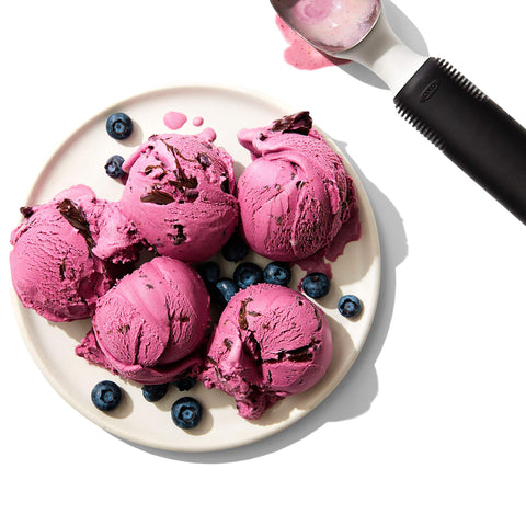 Ideal para helados duros y sorbetes gracias a la cabeza curva