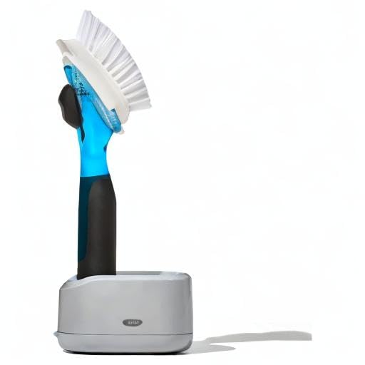 Diseño ergonómico de OXO facilita el lavado diario.