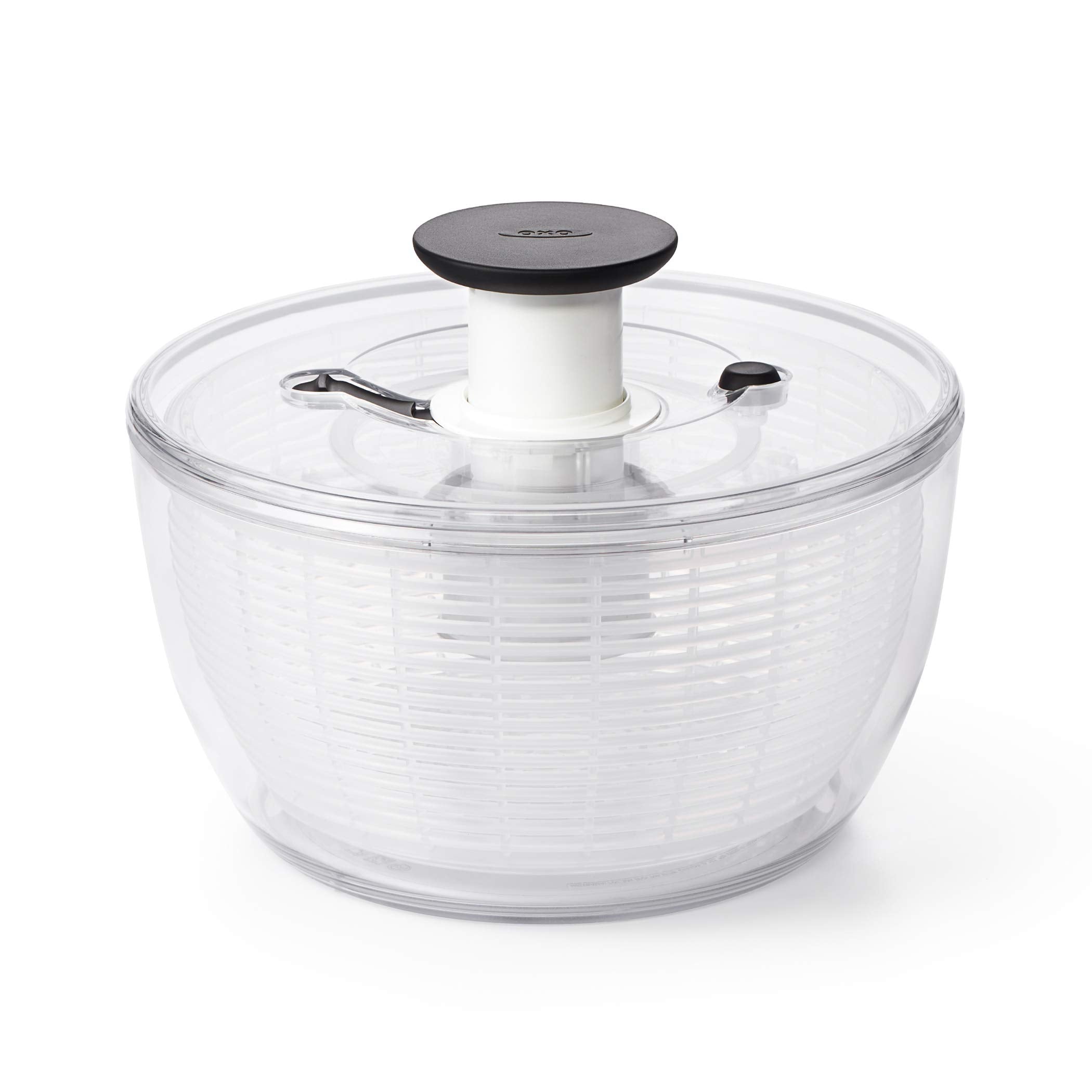 OXO escurridor de ensaladas con tapa, secado rápido para verduras frescas.