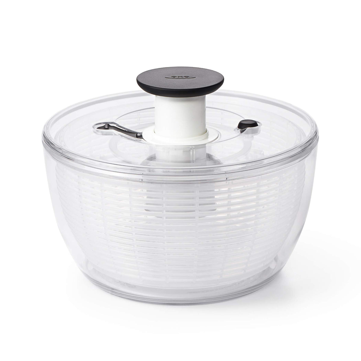 OXO escurridor de ensaladas con tapa, secado rápido para verduras frescas.