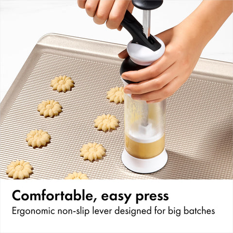 Discos de acero inoxidable con 12 diseños festivos de OXO Good Grips
