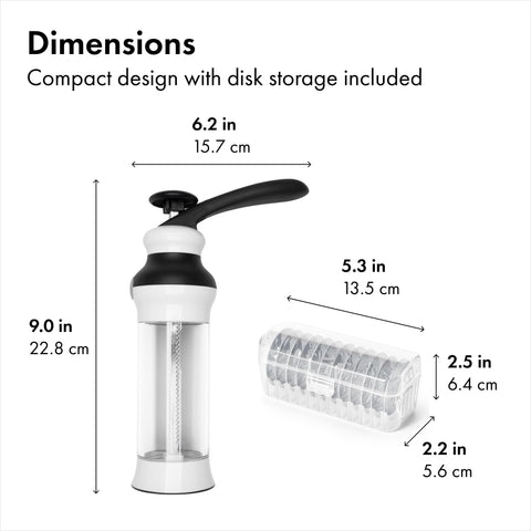 Mango cómodo de OXO Good Grips para hornear lotes grandes sin fatiga