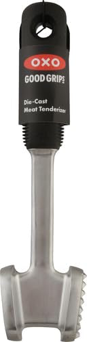 OXO Good Grips ablandador de carne, cabeza con ángulo y peso optimizados para menor esfuerzo