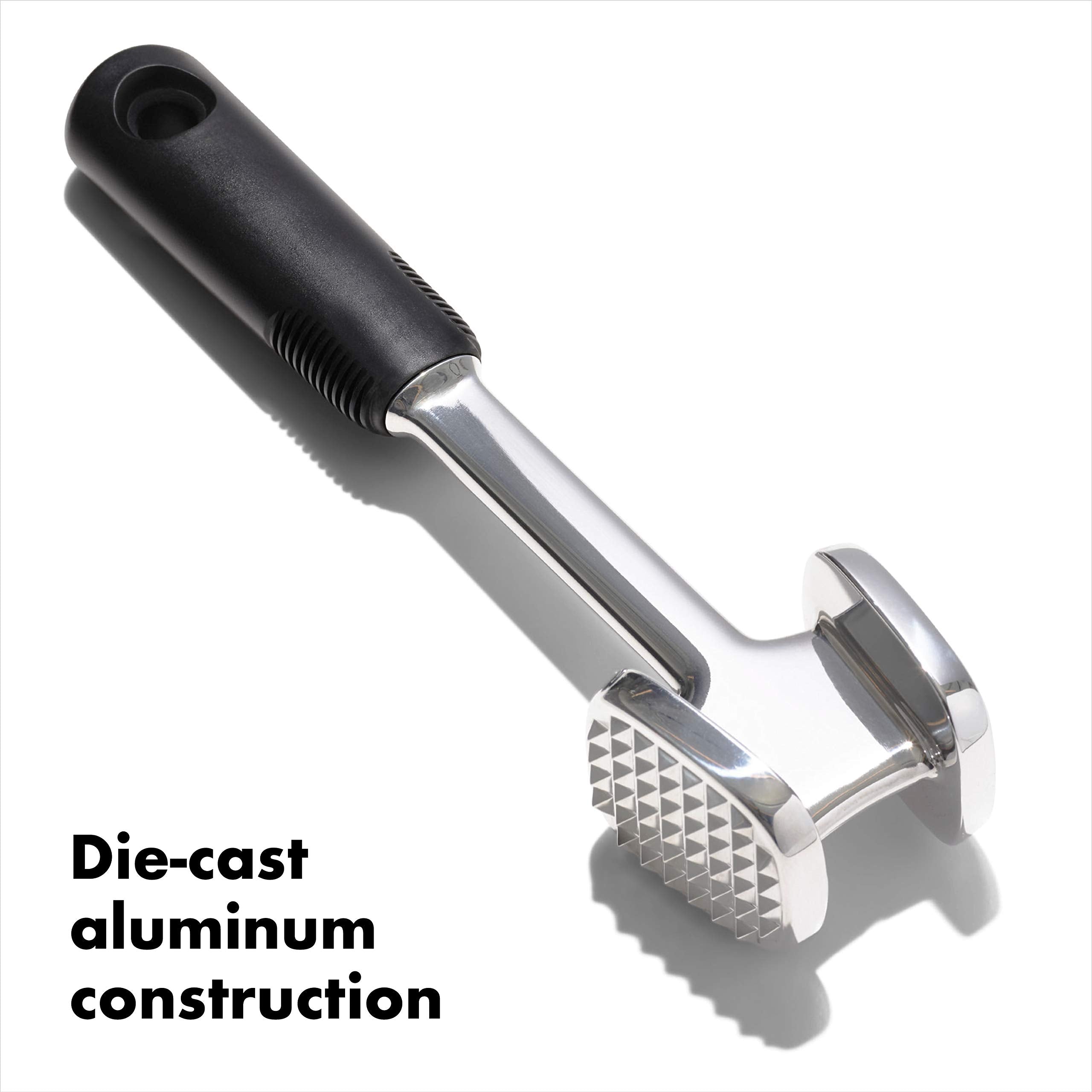 OXO Good Grips ablandador de carne, dientes piramidales para tenderizar fibras duras