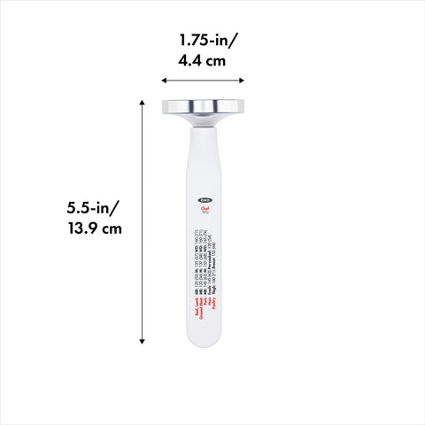 OXO Good Grips termómetro analógico, lectura rápida y precisa para cocción.