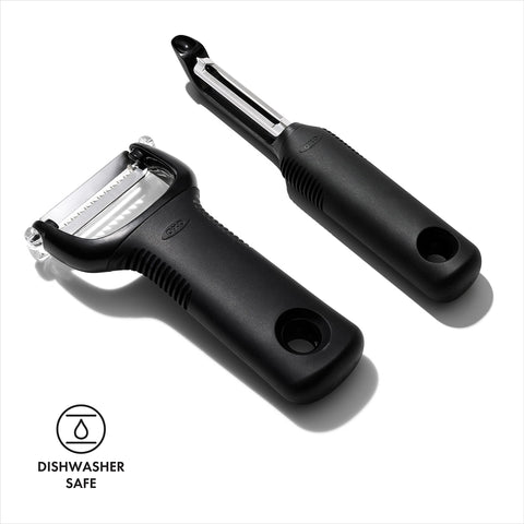 OXO Good Grips peladores aptos para lavavajillas, limpieza fácil