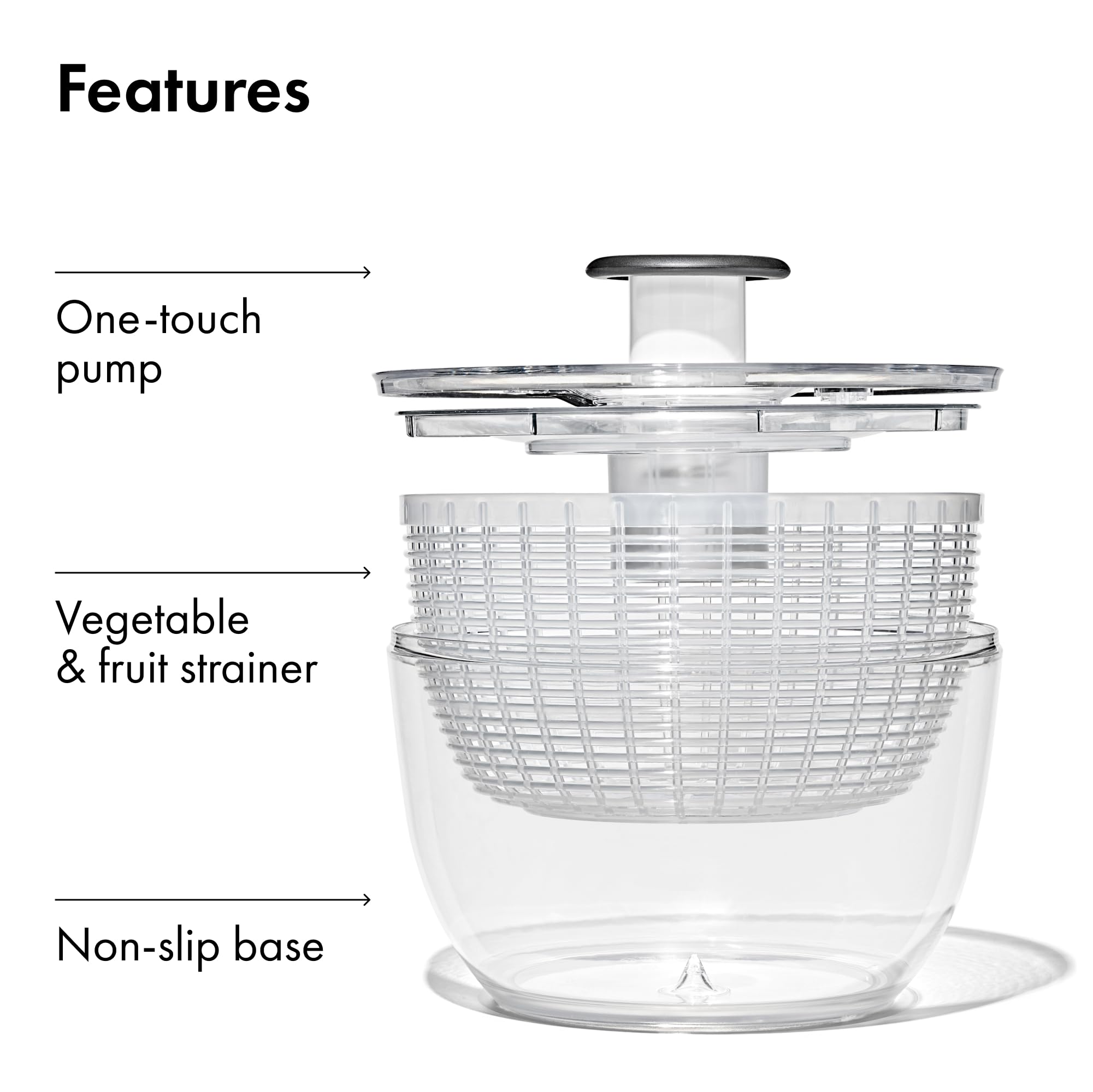 Oxo Good Grips ideal para hojas, hierbas y vegetales frescos.