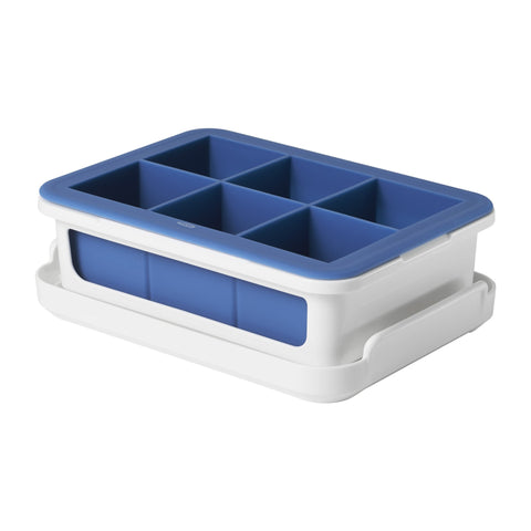 OXO Good Grips bandeja de hielo con cubos grandes y silicona flexible