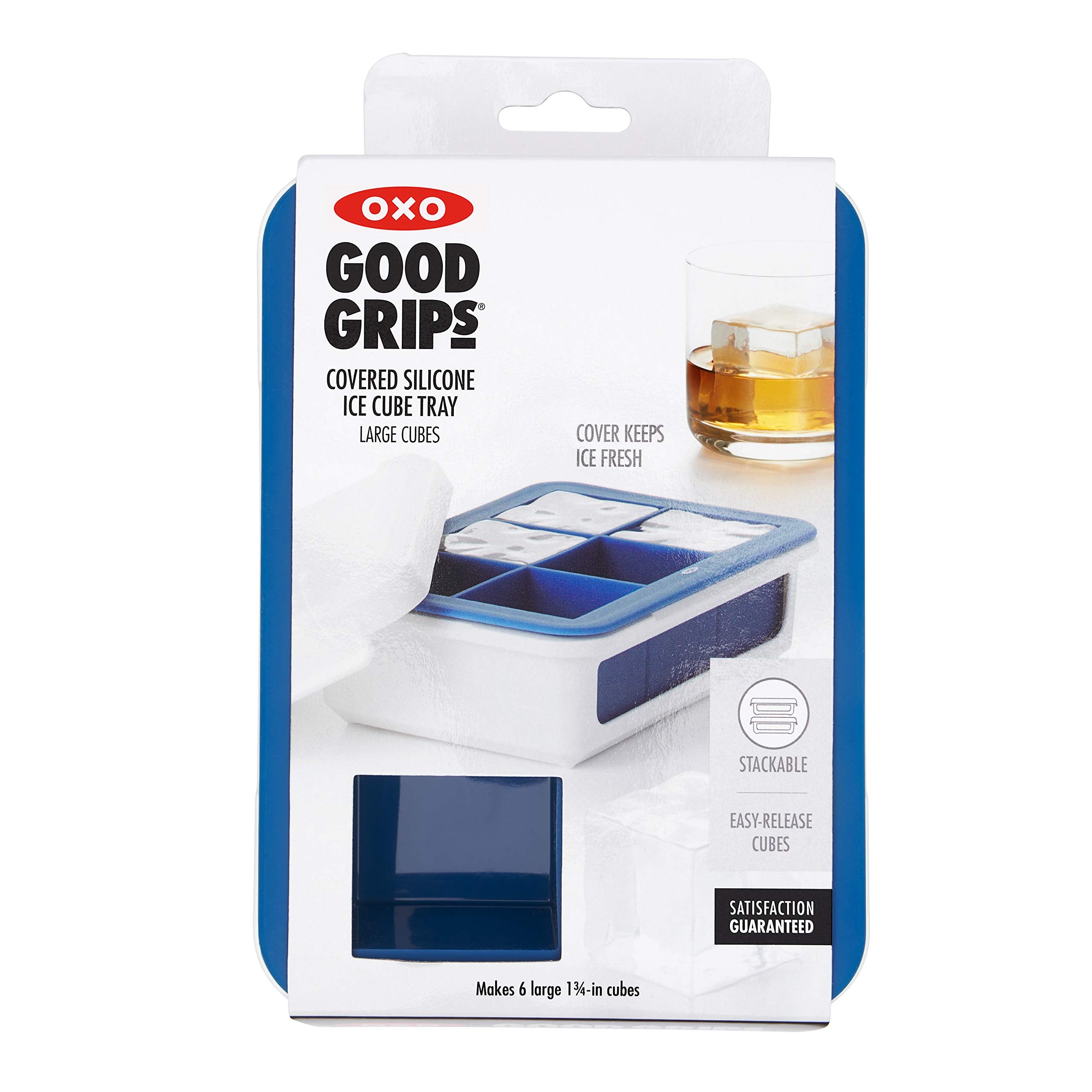 OXO Good Grips bandeja de hielo fácil desmolde y limpieza