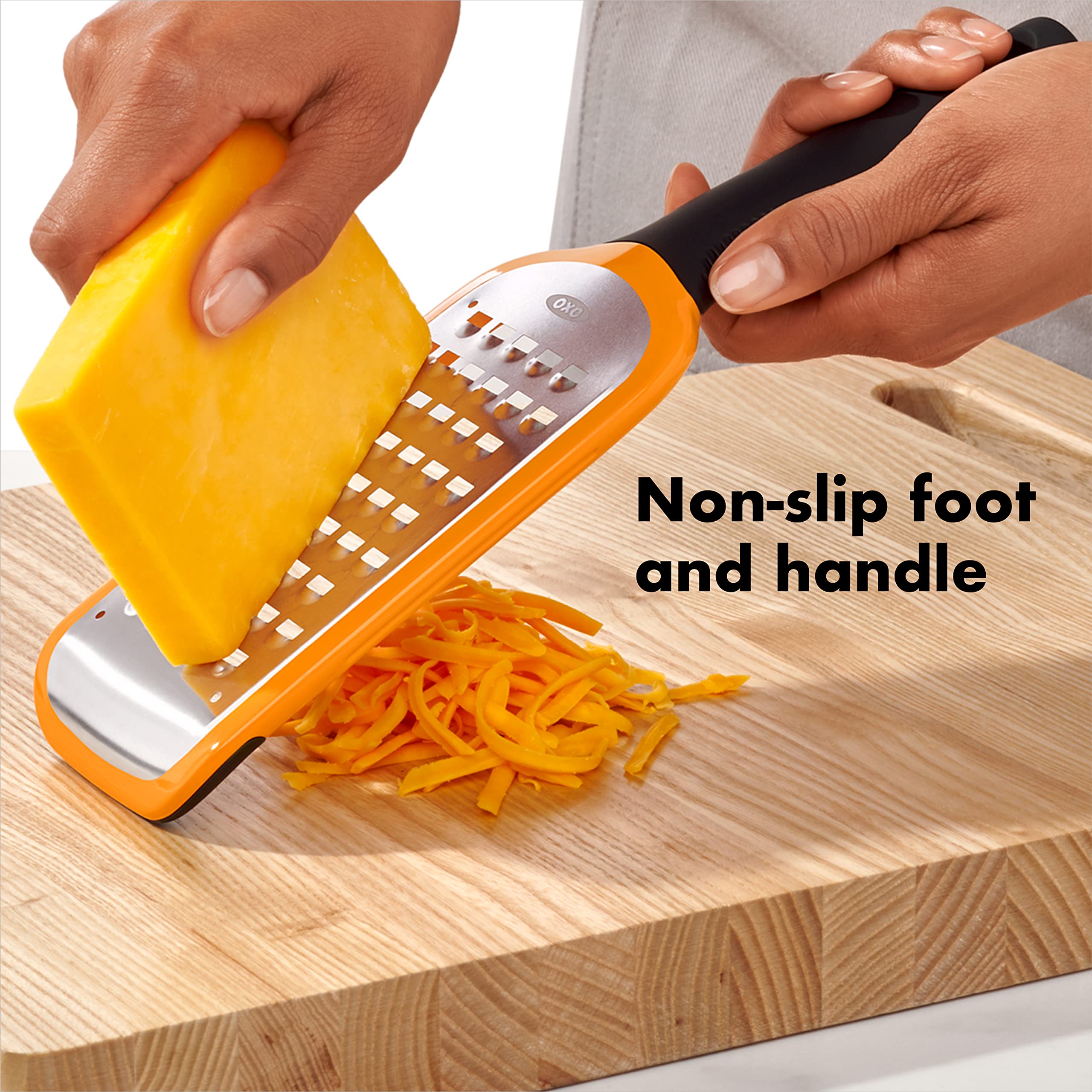Base antideslizante de OXO Good Grips ofrece mayor control.