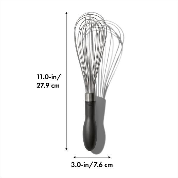 Oxo Good Grips batidor globo 11 pulgadas ideal para esponjar crema.