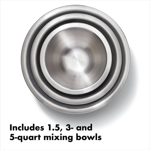Oxo Good Grips bol de 3 cuartos ideal para masas grandes.