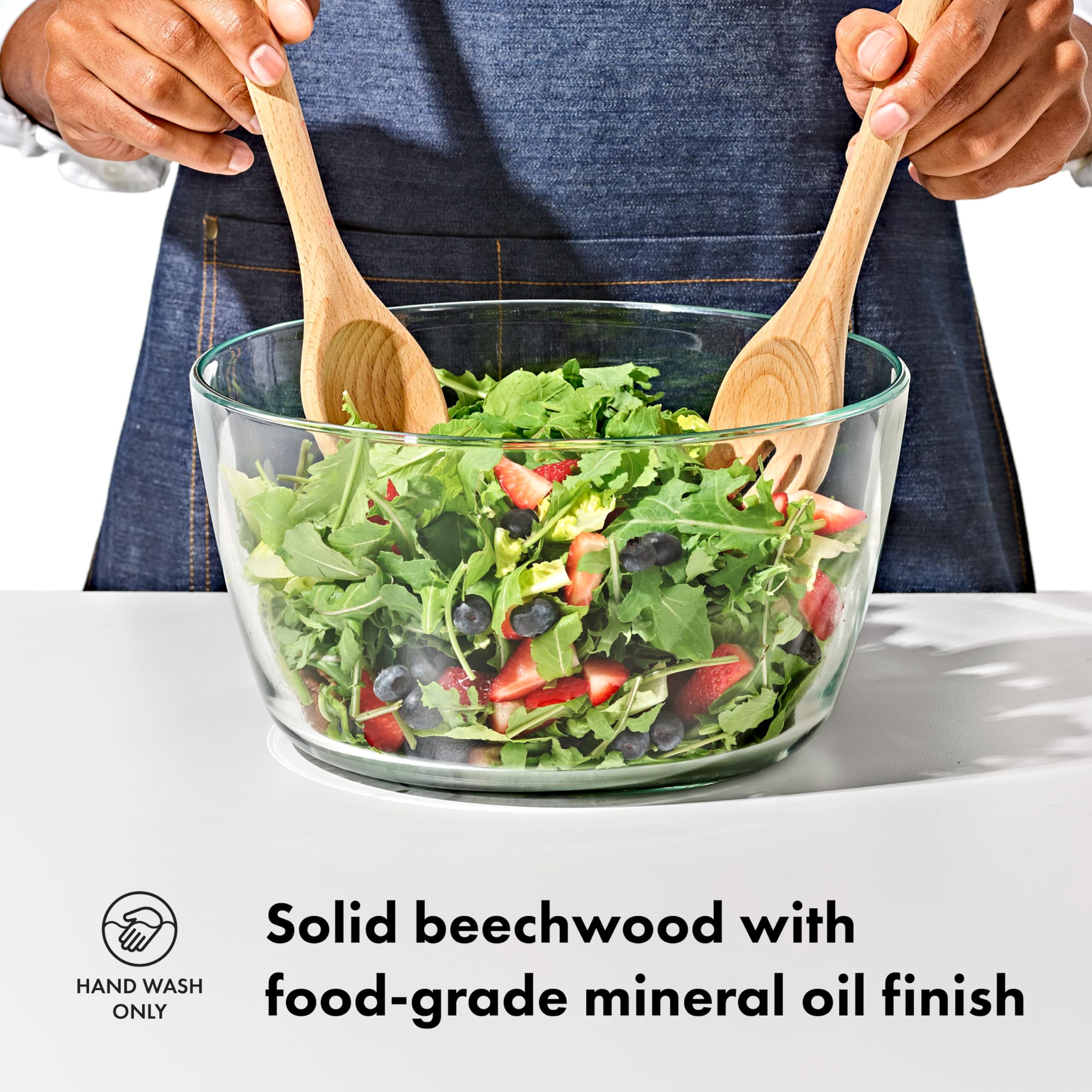OXO Good Grips Cabezas curvas apilables, almacenamiento compacto sin perder piezas.