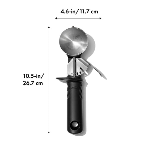 OXO Good Grips Classic Scoop acero inoxidable duradero.