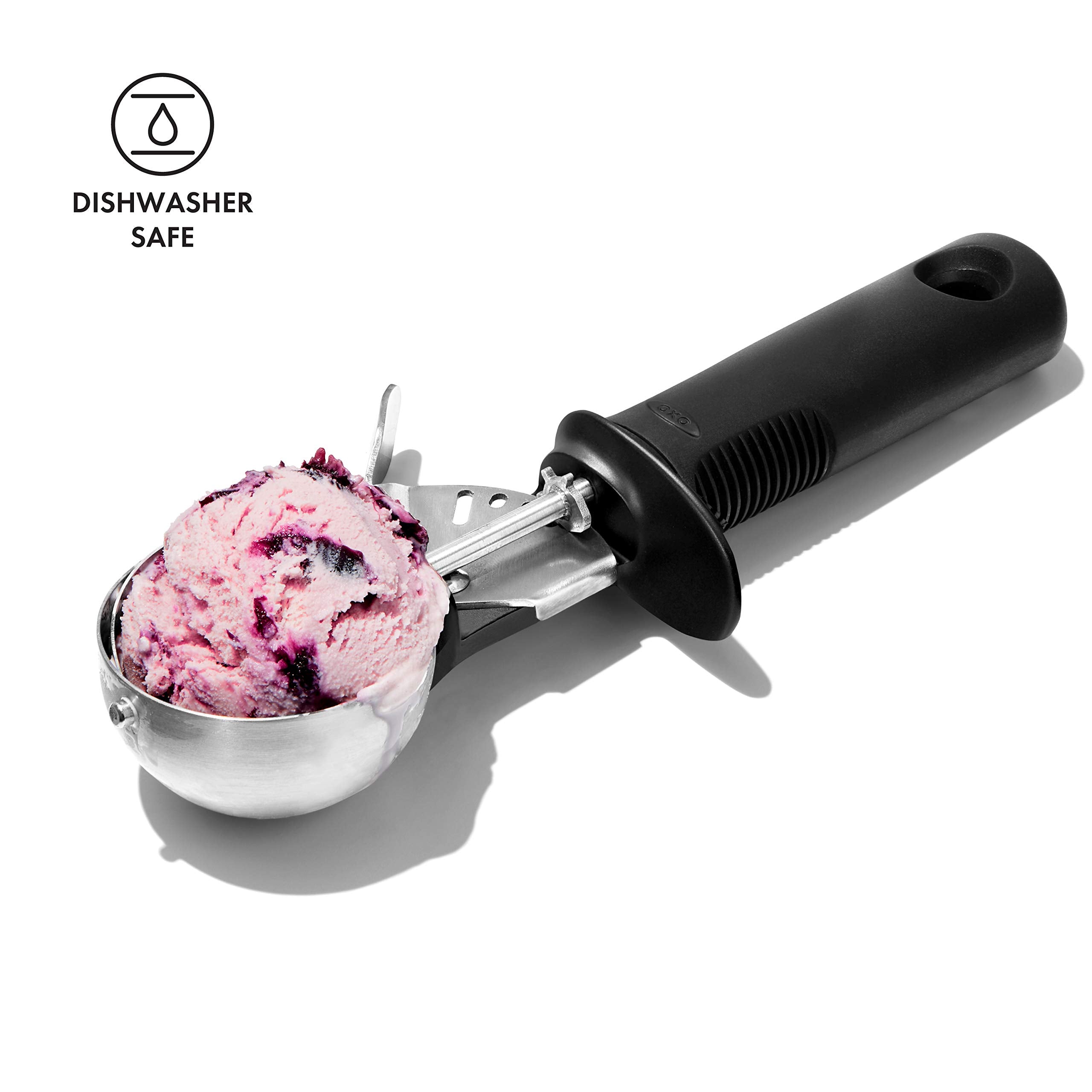 OXO Good Grips Classic Scoop apto para lavavajillas, limpieza fácil.