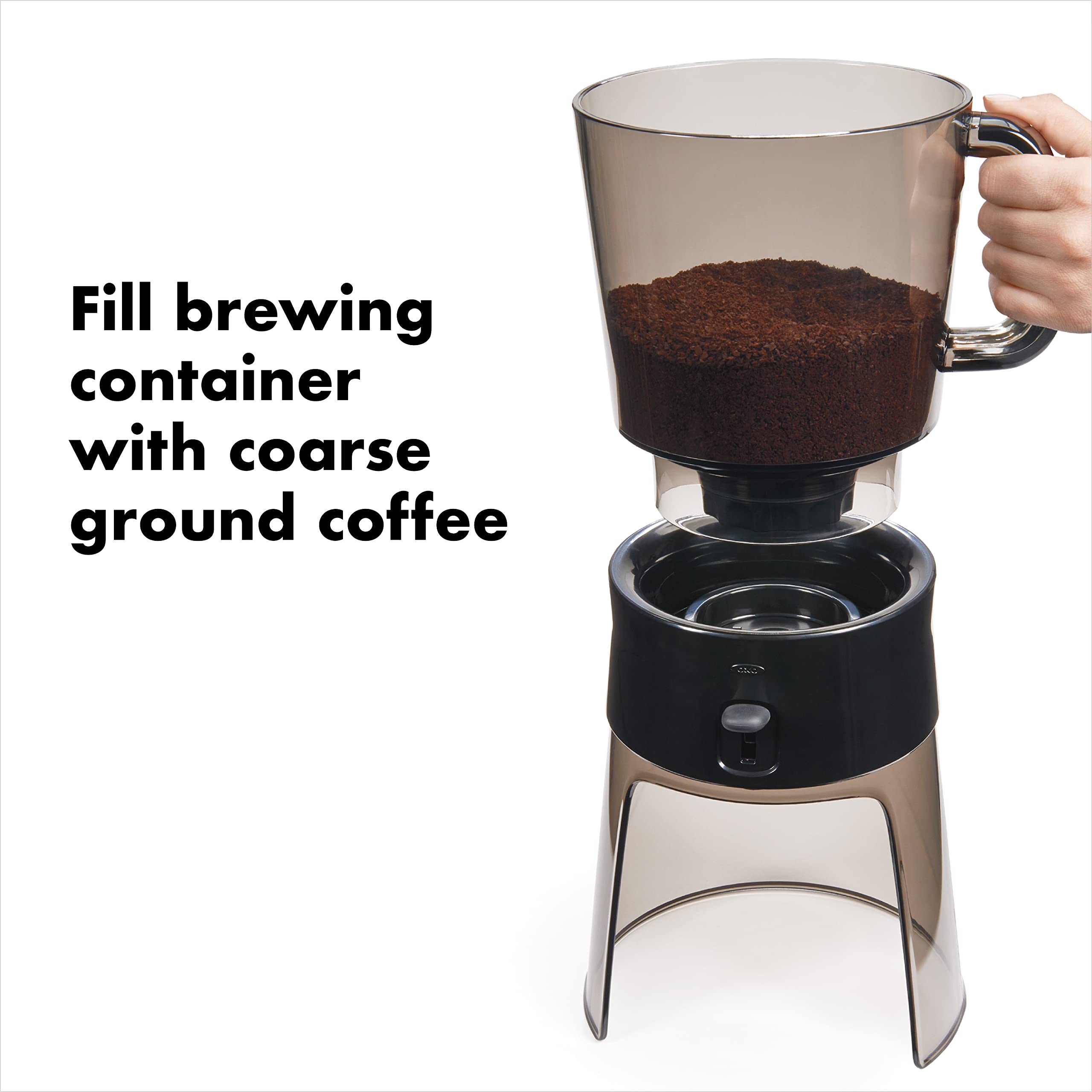 Concentrado de café de bajo ácido de OXO Good Grips para bebidas frías