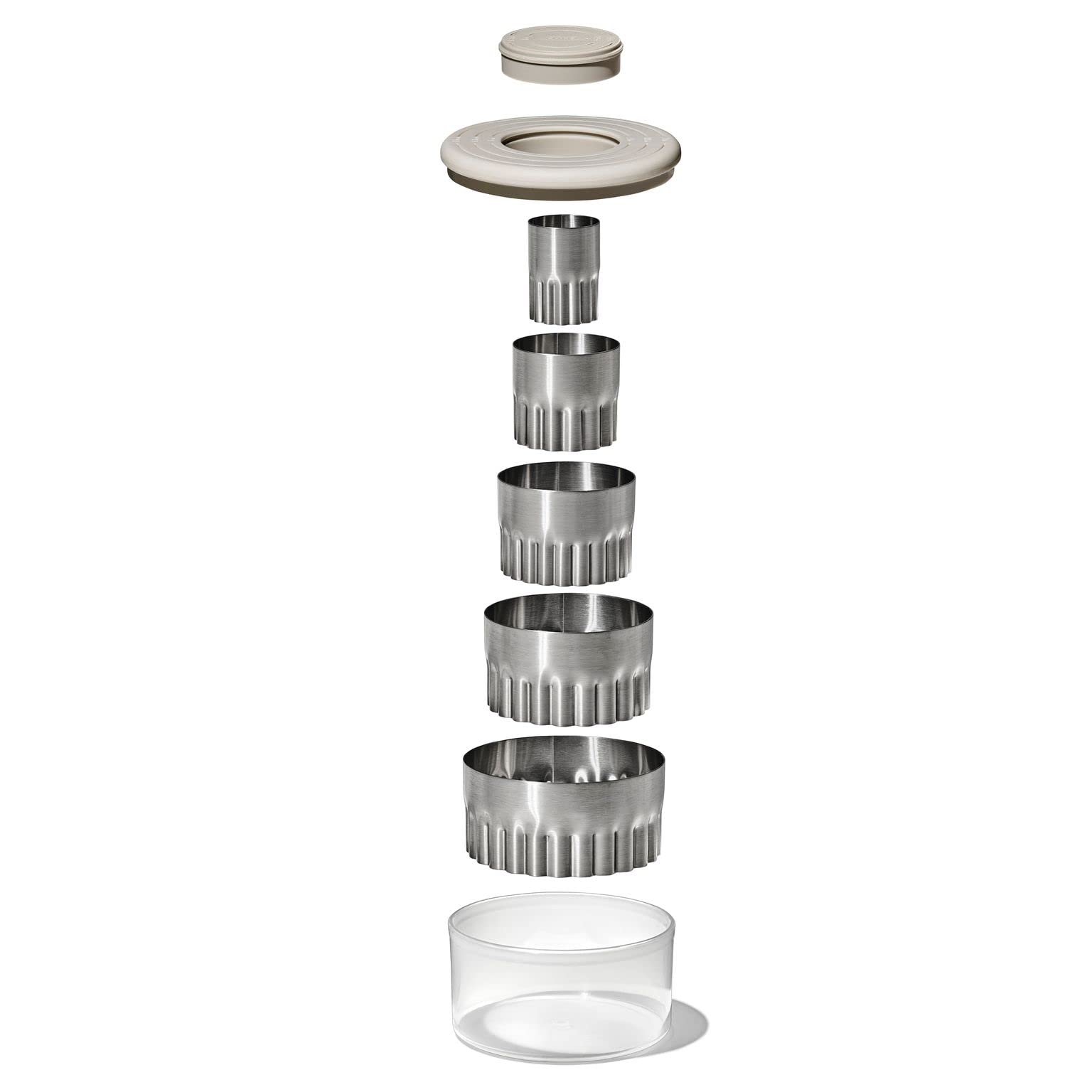 Cortador 2,5 pulgadas ondulado de OXO Good Grips para bordes elegantes.