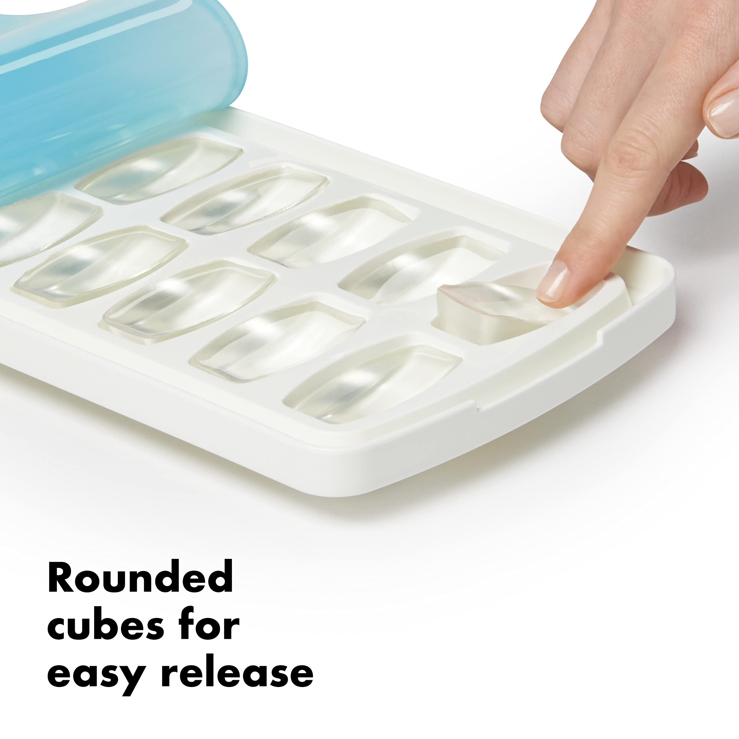 OXO Good Grips, cubitos de hielo redondeados que se desprenden fácilmente.