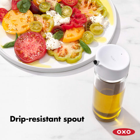 Dispenser OXO Good Grips vidrio con acabado inoxidable