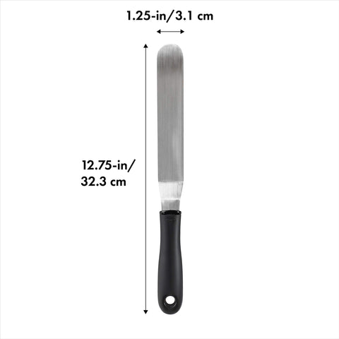 OXO Good Grips espátula para glaseado doblada - ángulo doblado para mayor control al cubrir tartas