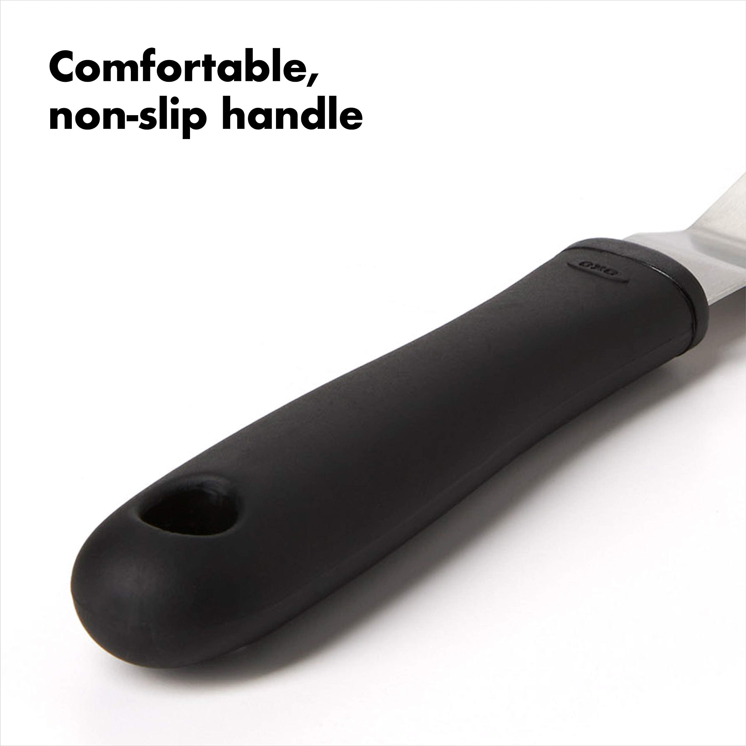 OXO Good Grips espátula para glaseado doblada - control de precisión para acabados detallados