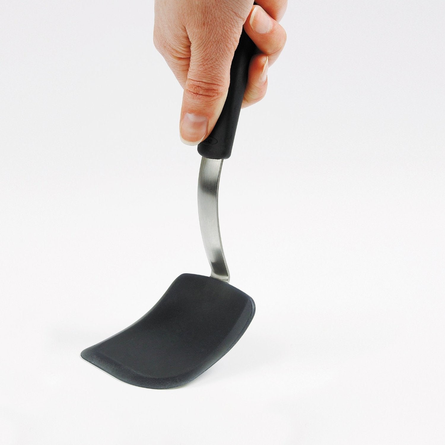 OXO Good Grips espátula silicona mango ergonómico, agarre suave y control durante masas