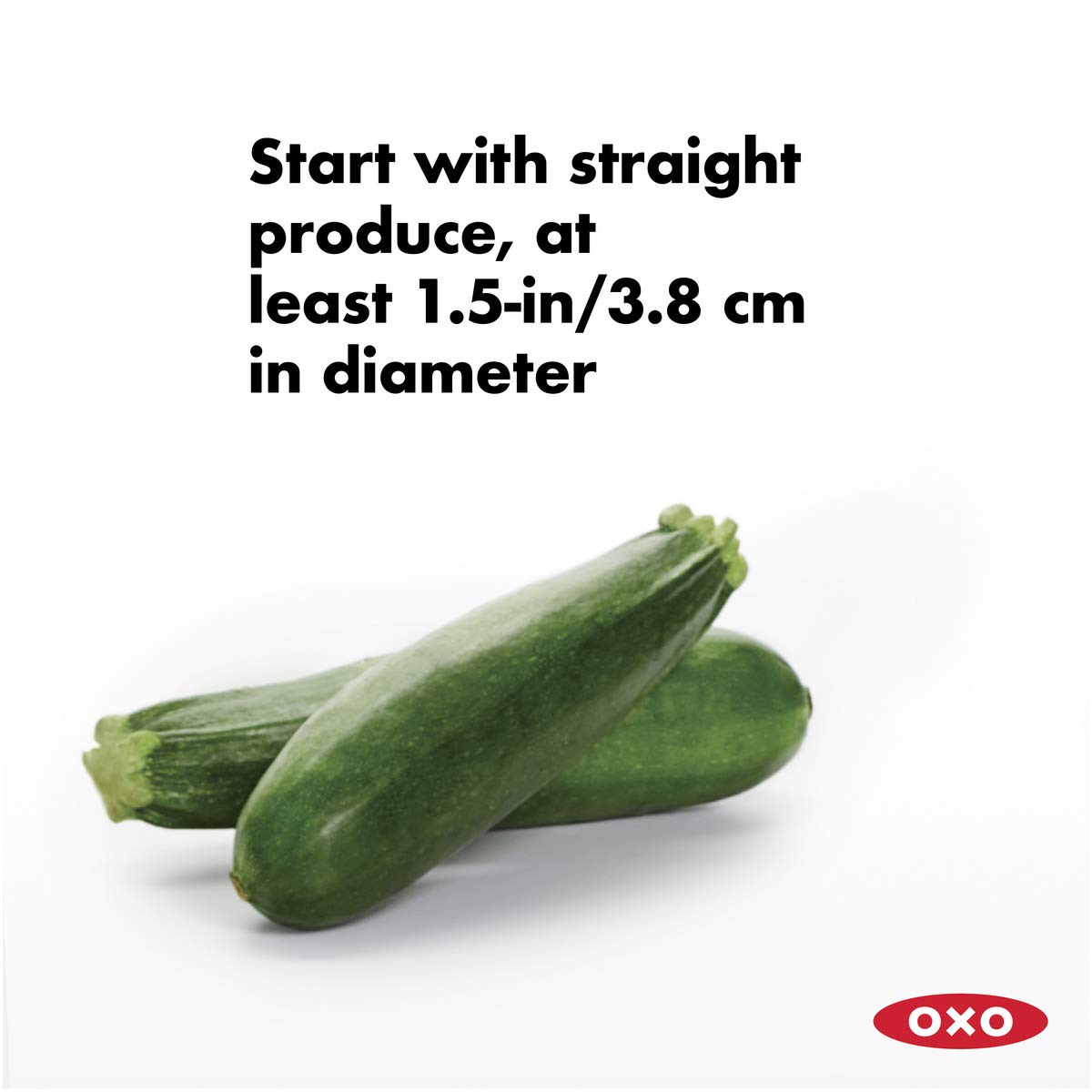 OXO Good Grips mango lateral se pliega para guardar