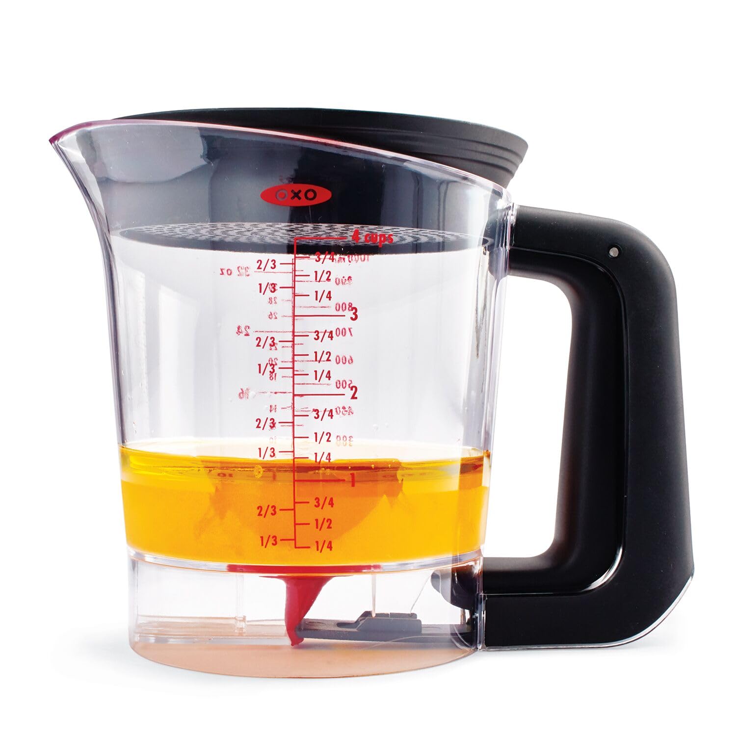 OXO Good Grips Good Gravy con medidas claras en tazas, onzas y ml