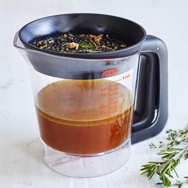 OXO Good Grips Good Gravy: drenaje externo para limpieza rápida
