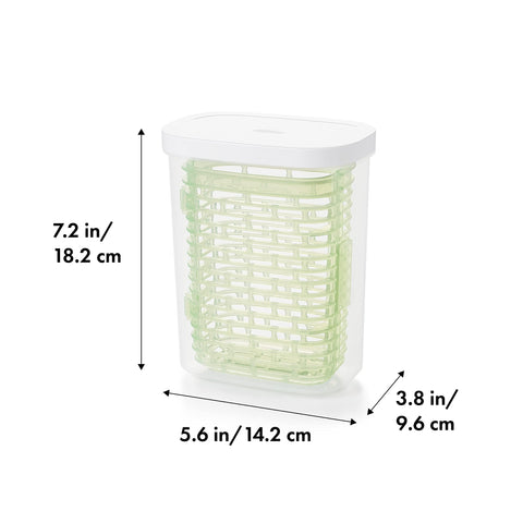 OXO Greensaver tapa-humedad-constante mantiene hierbas crujientes