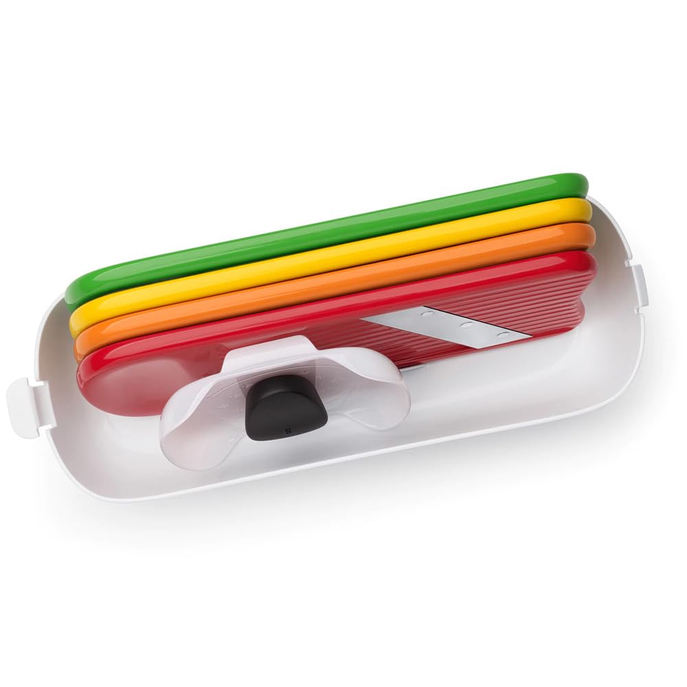 OXO Good Grips Hojas Cuchillas Guardadas: almacenamiento seguro de hojas dentro del set