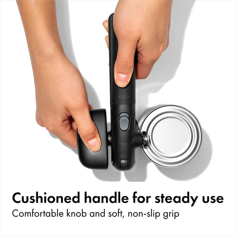 OXO Good Grips Lock & Go: botón de liberación para soltar rápidamente