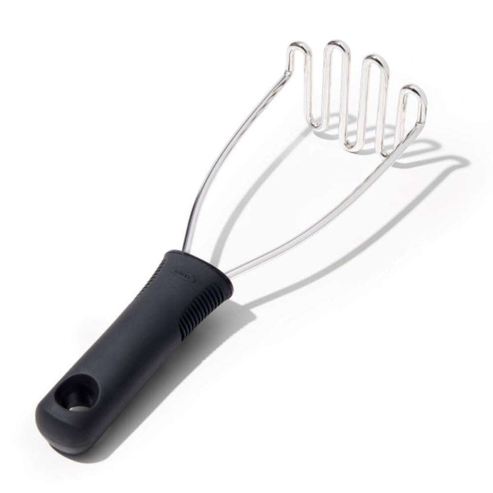 OXO Good Grips machacador de patatas con cabeza de acero inoxidable para purés suaves