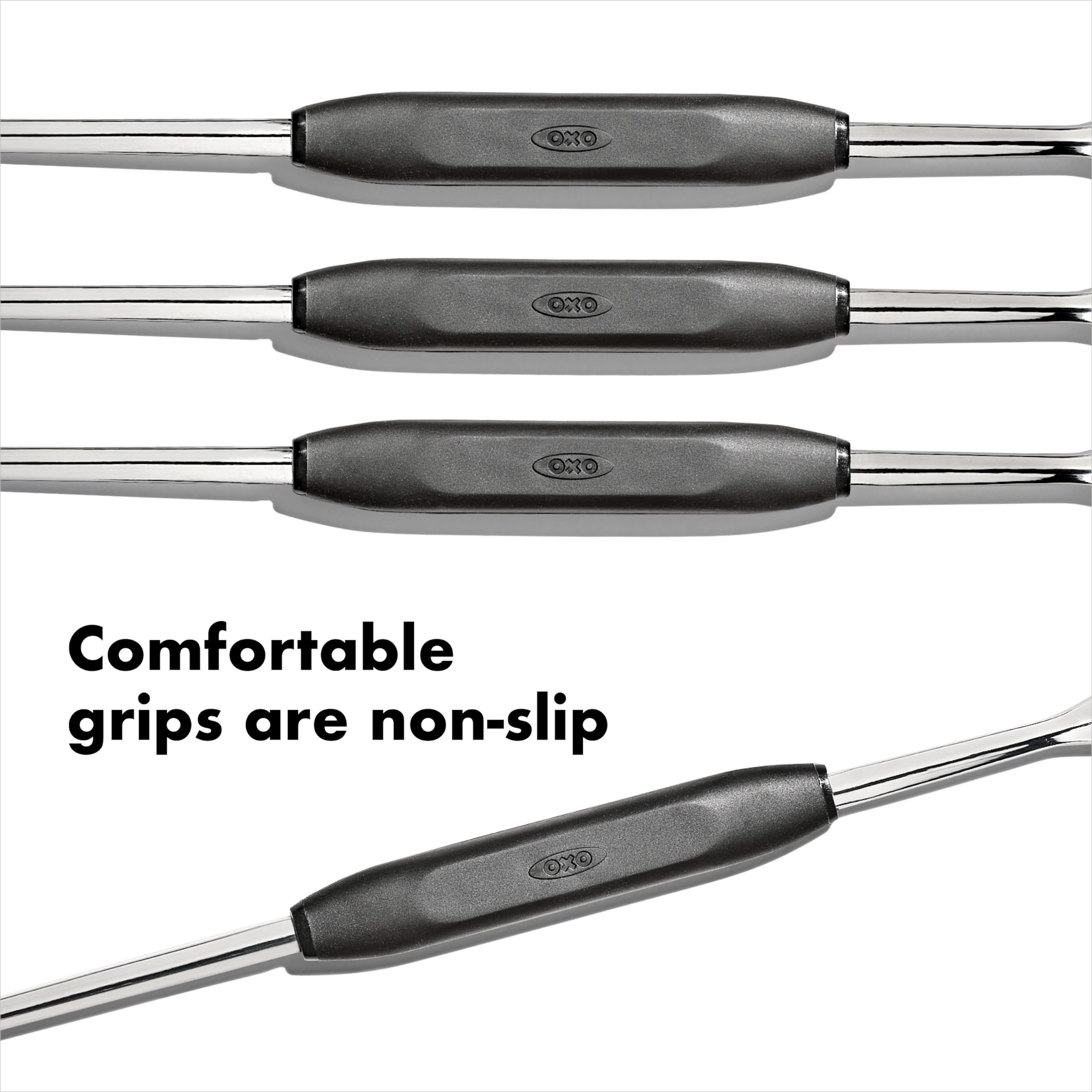 Mango suave de OXO Good Grips, agarre cómodo y antideslizante
