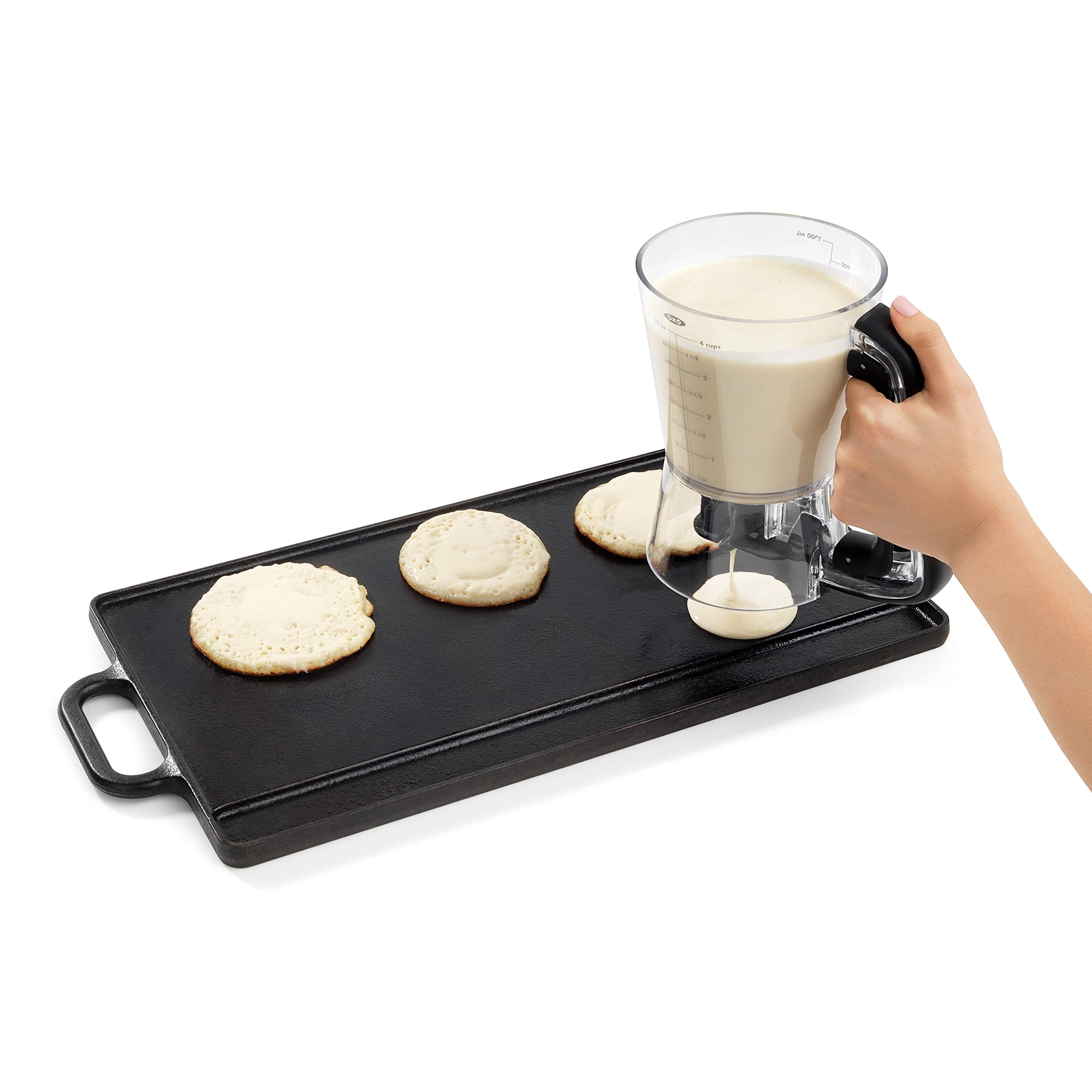 OXO Good Grips Dispensador de Masa Precisión con marcas de medida para hasta 4 tazas.
