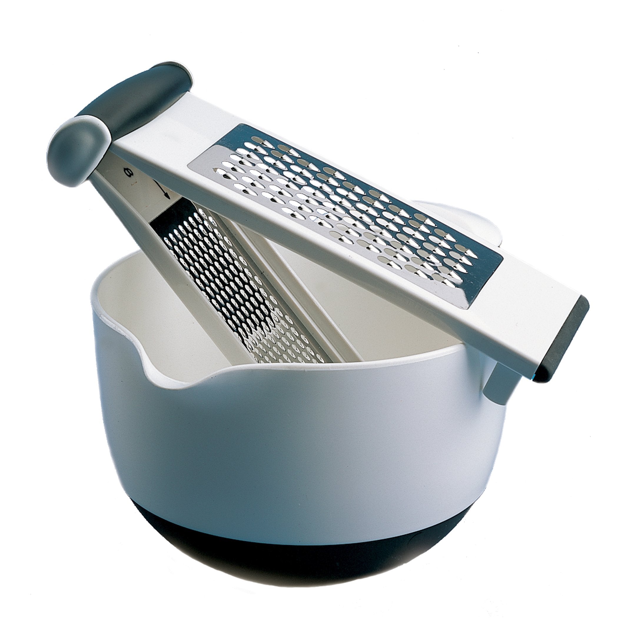 OXO Good Grips Multi Grater mango ergonómico para agarre cómodo.