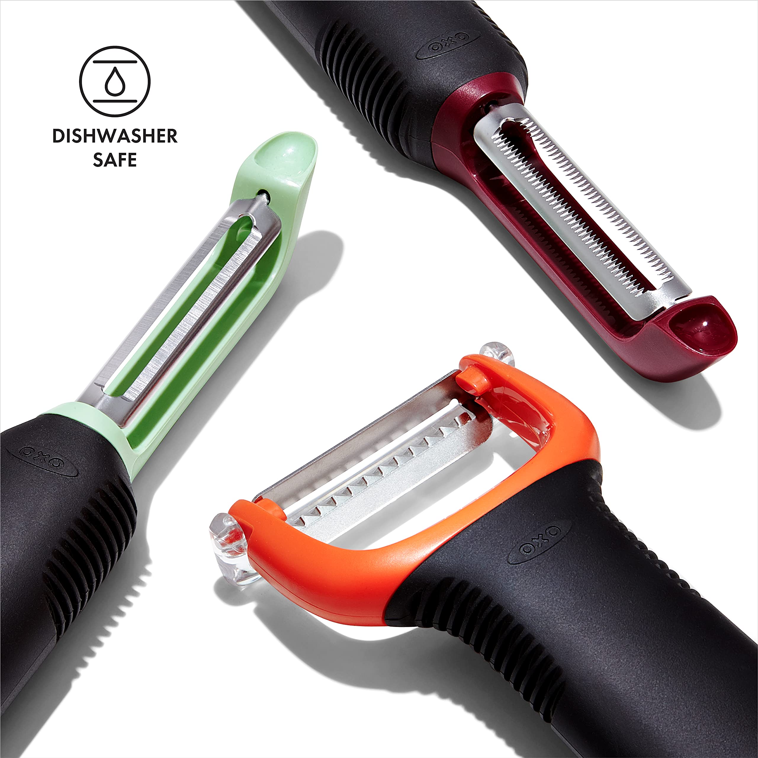 OXO Good Grips pelador dentado: pieles blandas se retiran con facilidad