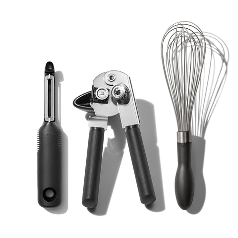 OXO Good Grips Pelador Giratorio con hoja de acero japonés para cortes precisos.