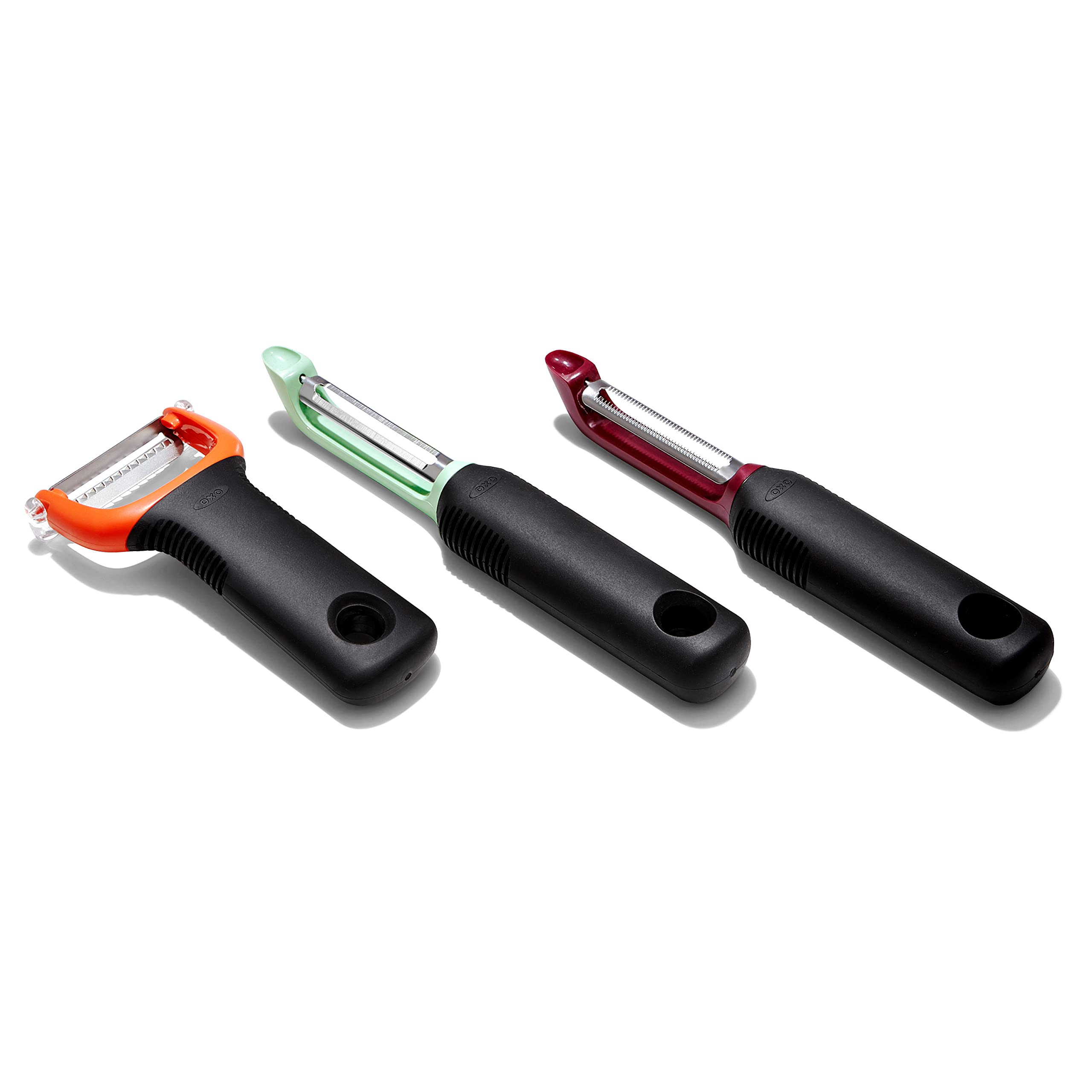 OXO Good Grips pelador mango ergonómico: agarre cómodo incluso mojado